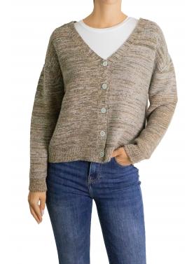 Cardigan misto cashmere scollo a V